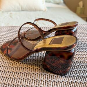 Dolce Vita Jelly Tortoise Shell Strappy Sandals